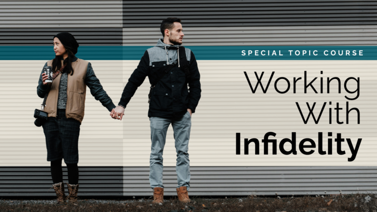 Working with infidelity promotional banner